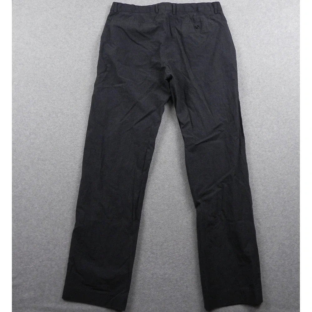 Banana Republic Pants Mens 36x36 Modern Fit Dress Suit Cotton Flat Front Gray